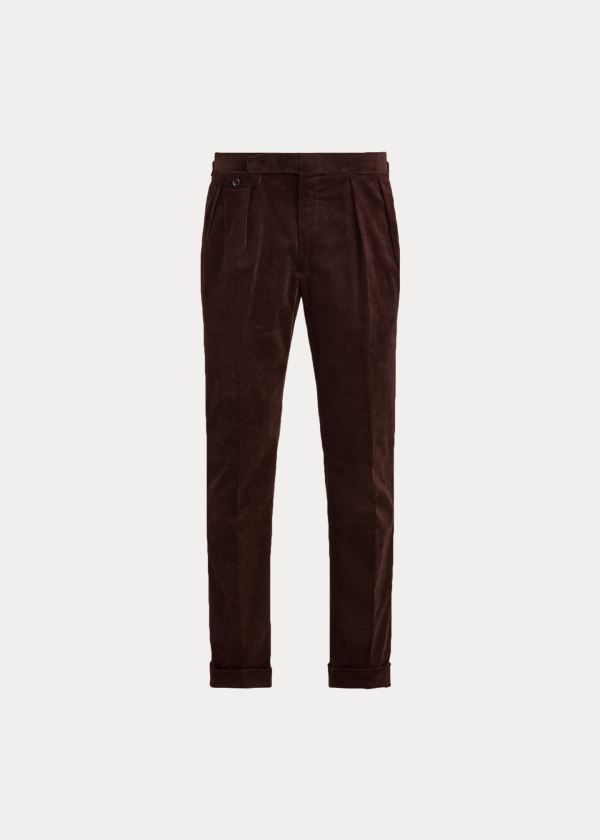 Pantalones Ralph Lauren Hombre Marrom - Gregory Corduroy - FLVBA4758